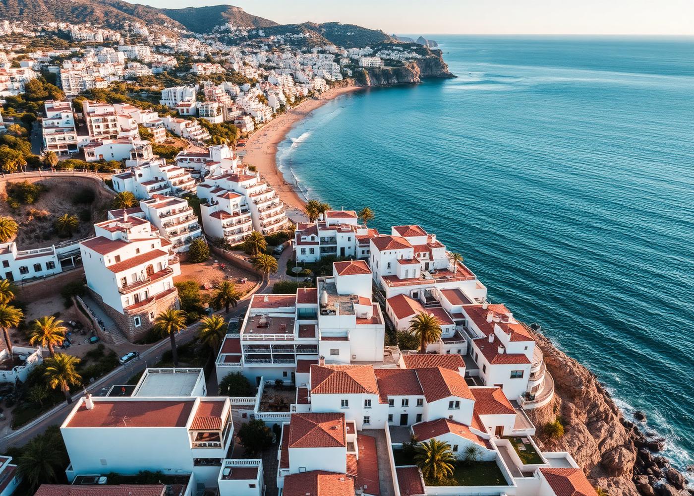 Costa del Sol vista desde el aire